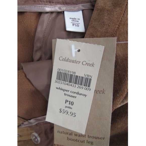 Coldwater Creek Corduroy Trouser - Picture 5 of 5